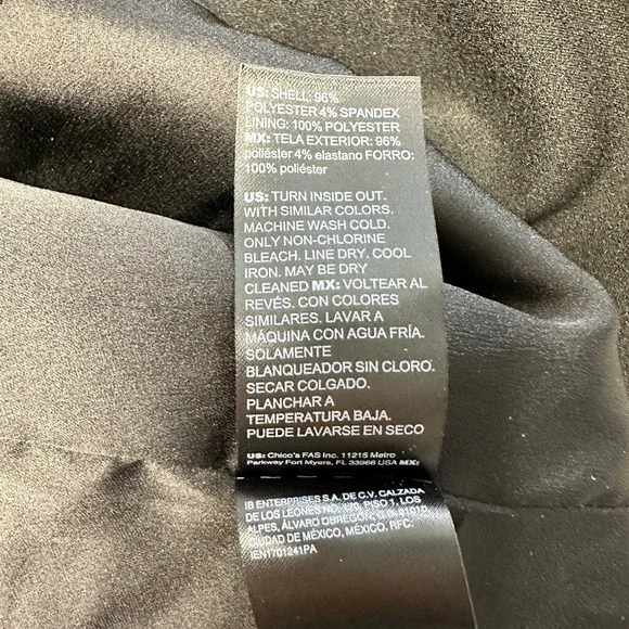 WHITE HOUSE BLACK MARKET Black Blazer Dress, Size Petitie 8P - Picture 6 of 8